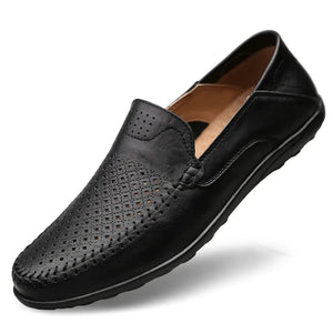 Comfy Family Amado™ - Men's Breathable Loafers Black / 37