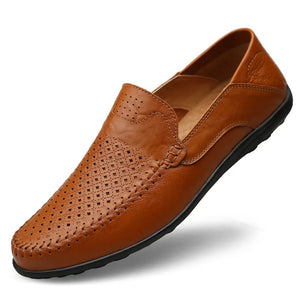 Comfy Family Amado™ - Men's Breathable Loafers Light Brown / 37