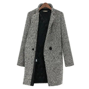 Comfy Family Amara - Classic Winter Coat Noir et blanc / S