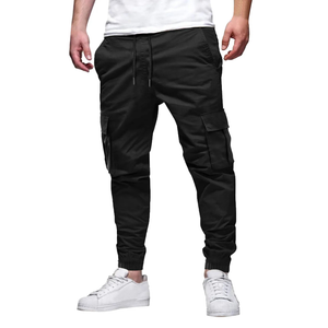 Comfy Family Archer Men's Slim Fit Cargo Pants – Smart & Casual, Stylish Everyday Wear Black / S