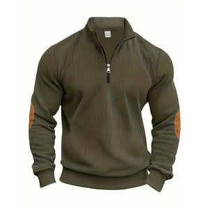 Comfy Family Ashton - Classic Half-Zip Pullover Army Green / S