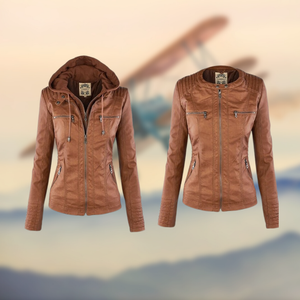 Comfy Family Aurela - Women's Leather Jacket