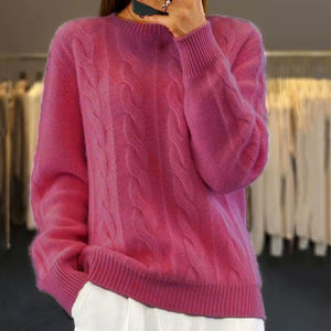 Comfy Family Carina - Knitted Sweater Dark Pink / S