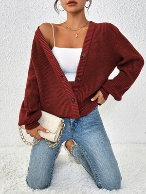 Comfy Family Clarissa - Button Down Knit Cardigan