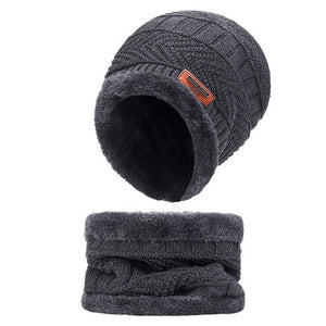 Comfy Family Comfy® Fleece Beanie Grey Beanie + Scarf