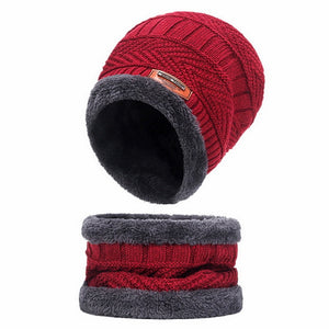 Comfy Family Comfy® Fleece Beanie Red Beanie + Scarf