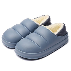 Comfy Family Comfy® Winter Fleece Slippers Grey / 36-37