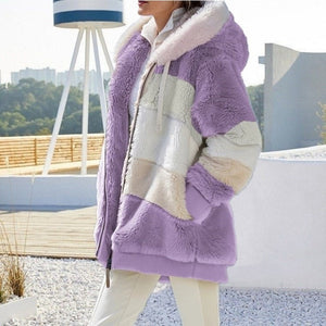 Comfy Family Comfy® Winter Plush Coat Purple / S