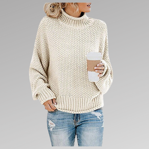 Comfy Family Cornelia - Classic Knitted Jumper Cream White / S