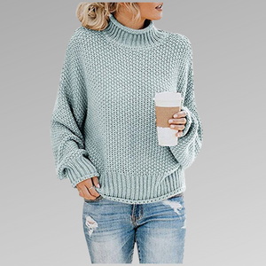 Comfy Family Cornelia - Classic Knitted Jumper Sky Blue / S