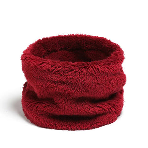 Comfy Family Cozy Plush Scarf Burgundy