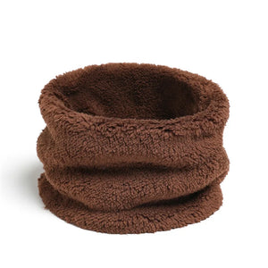 Comfy Family Cozy Plush Scarf Coffee Brown