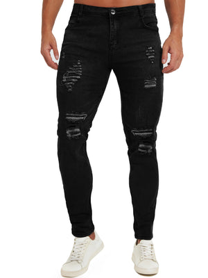 Comfy Family Durand - Stylish Ripped Jeans