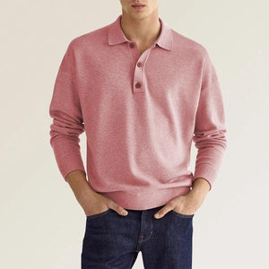 Comfy Family Ellington - Elegant Long Sleev Polo Pink / S