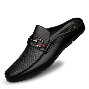 Comfy Family Ernesto™ - Leather Slip-On Loafers Black / 38