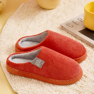 Comfy Family Gavi™ - Superior Lightweight Fleece Slippers Clay Red / 36-37