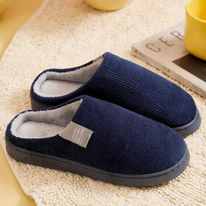 Comfy Family Gavi™ - Superior Lightweight Fleece Slippers Navy Blue / 36-37