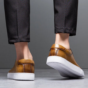 Comfy Family Grant - Men's Leather Sneakers