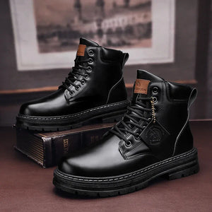 Comfy Family Griffin™ - Men's High Top Boots Black / 38