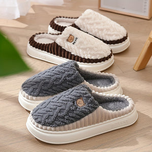 Comfy Family HugMe -  Fleece Bear Slippers