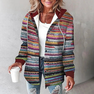 Comfy Family Kristal - Flannel Hooded Jacket