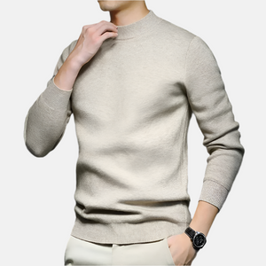 Comfy Family Lancemere - Men's Winter Wool Sweater Beige / S