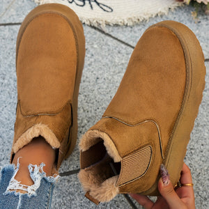 Comfy Family Lunara - Fur Lined Ankle Boots Camel / 36