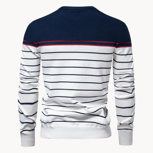 Comfy Family Mariner - Striped Cotton Sweater