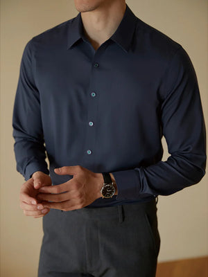 Comfy Family Men's Essential Shirt Navy Blue / M