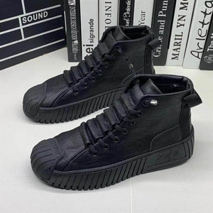 Comfy Family Newark - Ultra Comfort High Top Shoes Black / 5