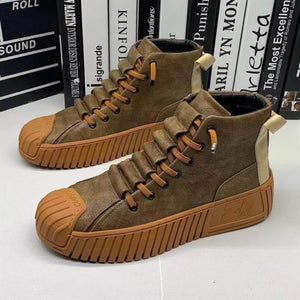 Comfy Family Newark - Ultra Comfort High Top Shoes Brown / 5