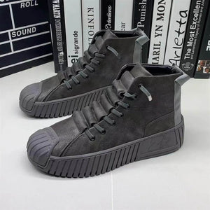 Comfy Family Newark - Ultra Comfort High Top Shoes Grey / 5