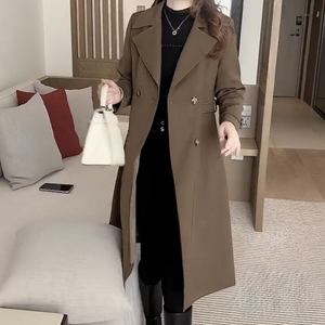 Comfy Family Niselle - Wool Trench Coat Brown / S