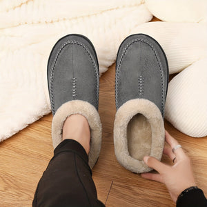 Comfy Family Raya™ - Cozy Plush Lined Slippers Dark Gray / 39-40