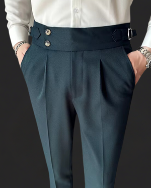 Comfy Family Regent - Elegant Adjustable Trousers Green / 29