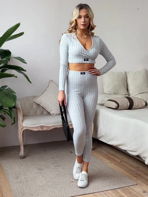 Comfy Family Ribbed Two-Piece Set