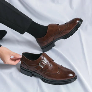 Comfy Family Sarto Buckle Dress Shoes