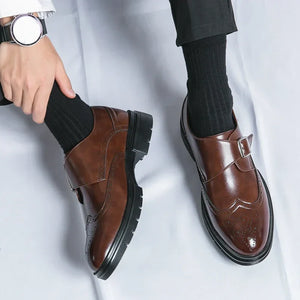 Comfy Family Sarto Buckle Dress Shoes