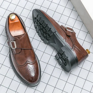 Comfy Family Sarto Buckle Dress Shoes