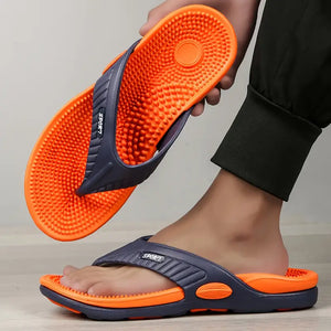 Comfy Family Seba™ - Revitalizing Men's Comfort Slippers Orange / 39