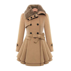 Comfy Family Seraphine - Vegan Fur Winter Coat Beige / S