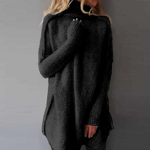 Comfy Family Stella - Oversized Turtleneck Sweater Black / S