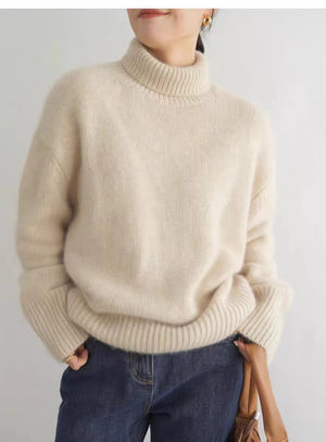 Comfy Family Tanya™ - Women's Wool Turtleneck Knitted Sweater