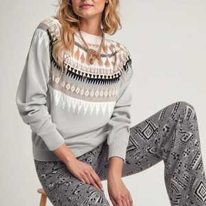 Comfy Family Theodia - Boho Knitted Sweater