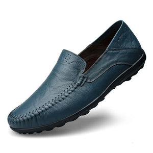 Comfy Family Tonio™ - Men's Classic Loafers Blue / 37