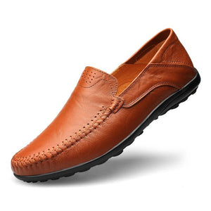 Comfy Family Tonio™ - Men's Classic Loafers Brown / 37