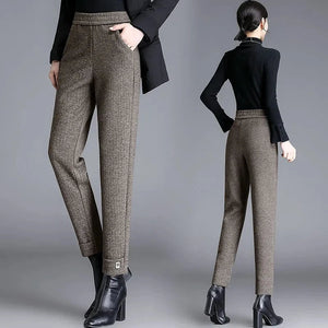 Comfy Family Valen – Classic Herringbone Trousers