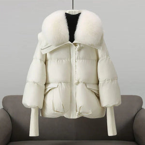 Comfy Family Velancia - Elegant Furry Puffer Jacket