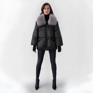 Comfy Family Velancia - Elegant Furry Puffer Jacket