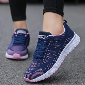 Comfy Family Women Shoes Sports Sneakers Purple / 35